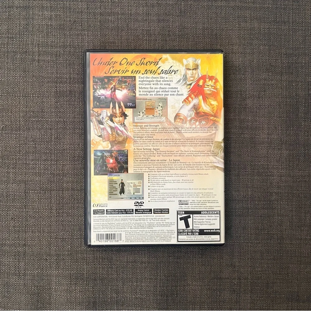Samurai Warriors‎ 2 Empires Sony Playstation 2 PS2 Game Complete - Picture 2 of 3